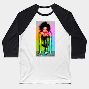 Lauryn Hill Watercolor Baseball T-Shirt